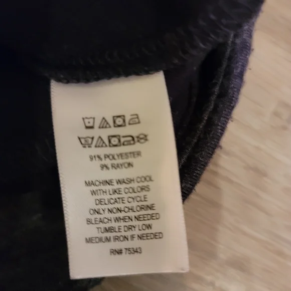 Adrienne Vittadini Casual sweater dress with pockets short sleeve comfy medium - Picture 4 of 4